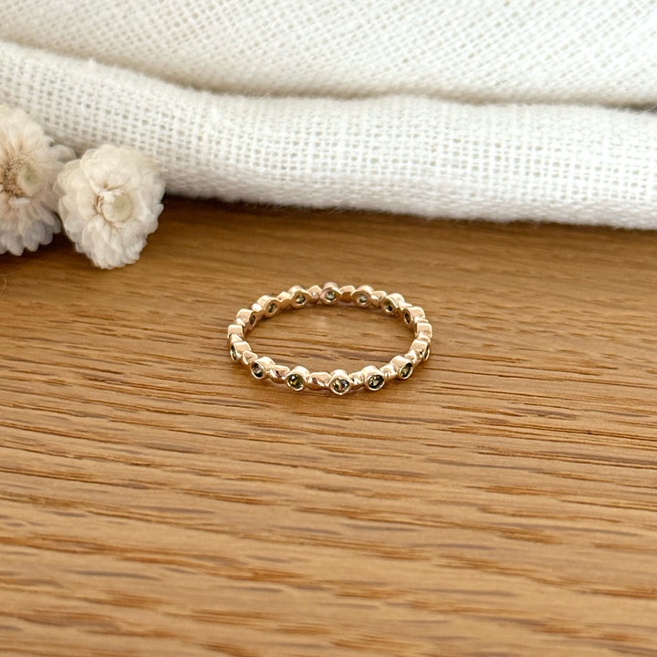 Bague "Clemence" plaqué or