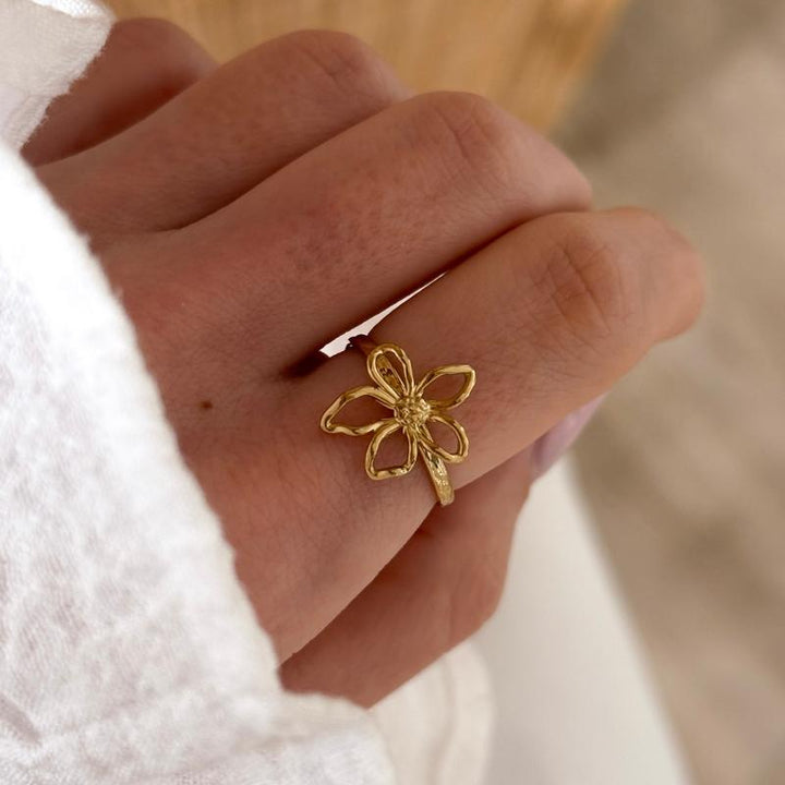 Bague "Eline" acier-Bagues-Instants Plaisirs • Bijoux-Instants Plaisirs | Bijoux