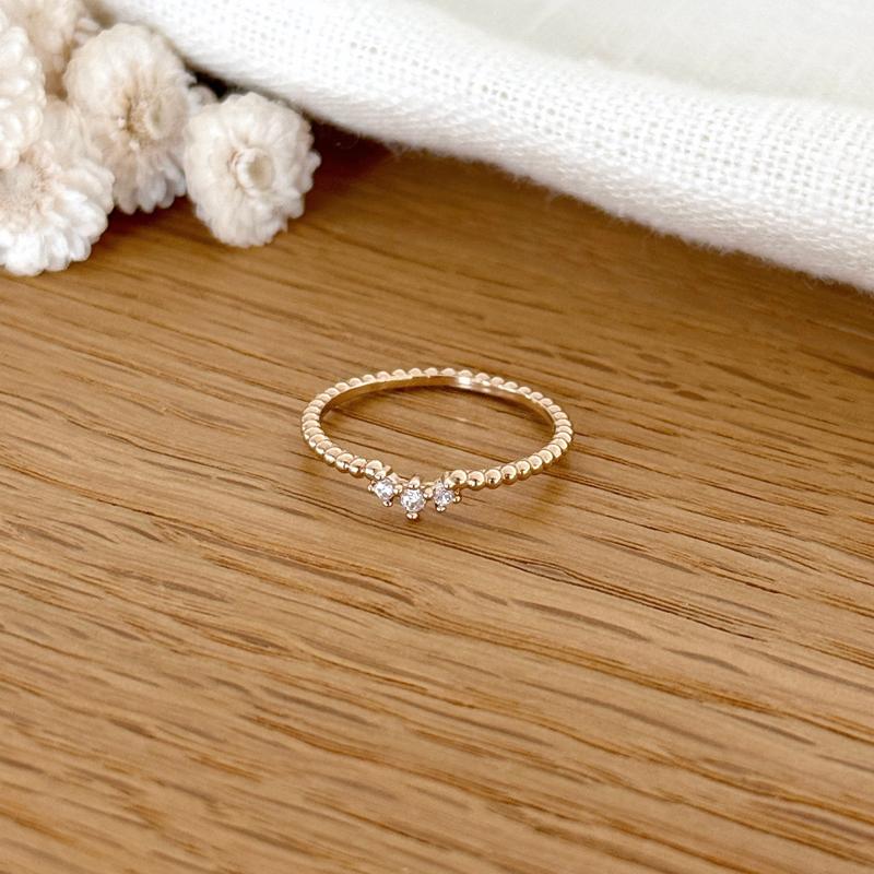 "Eve" Gold-Plated Ring - Rings - Moments of Pleasure - 50 -Instants Plaisirs | Jewelry