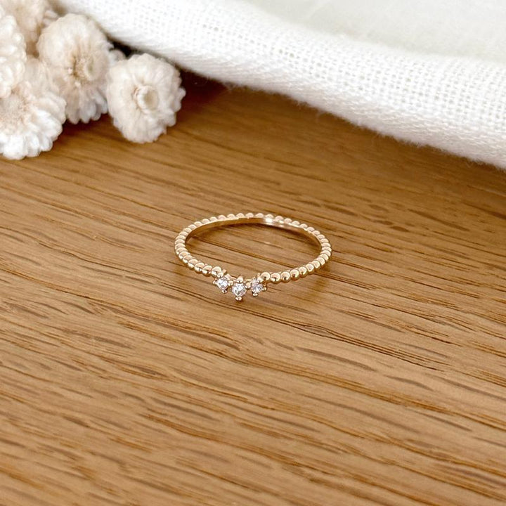 "Eve" Gold-Plated Ring - Rings - Moments of Pleasure - 50 -Instants Plaisirs | Jewelry