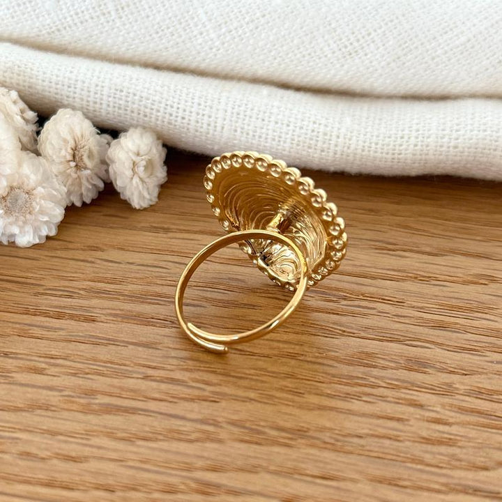 "Oceane" Steel Ring - Rings -Instants Plaisirs • Jewelry -Instants Plaisirs | Jewelry