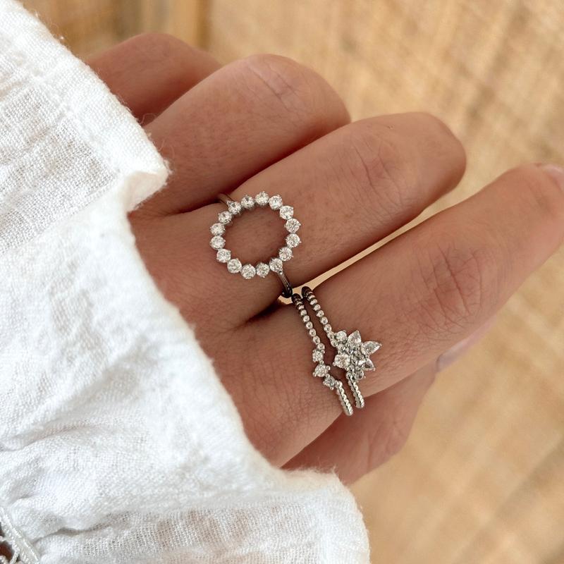 Anillo «Solene» de plata - Anillos - Momentos - Placeres - 50 -Instants Plaisirs | Joyería