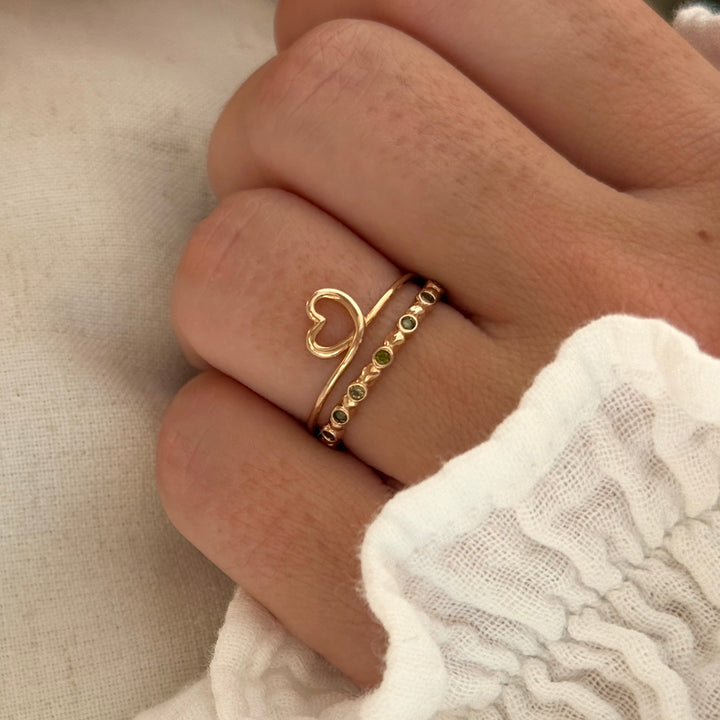 "Clemence" Gold-Plated Ring