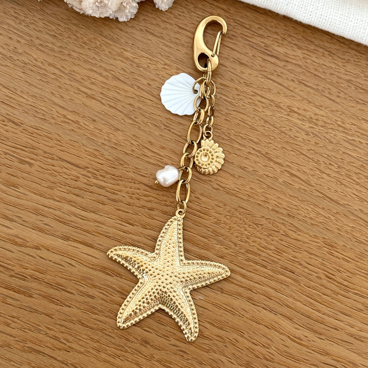 Bijou de sac "Etoile de mer" acier