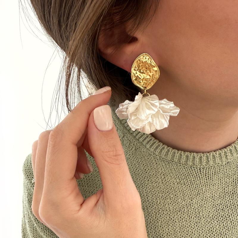 "Selena" Steel Earrings - Earrings - Moments of Joy -Instants Plaisirs | Jewelry