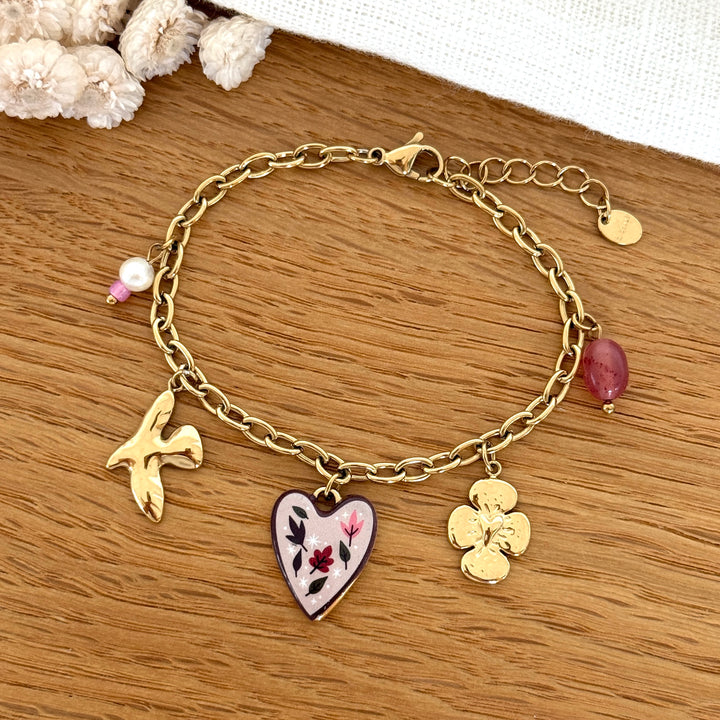 Bracelet "Lison" acier