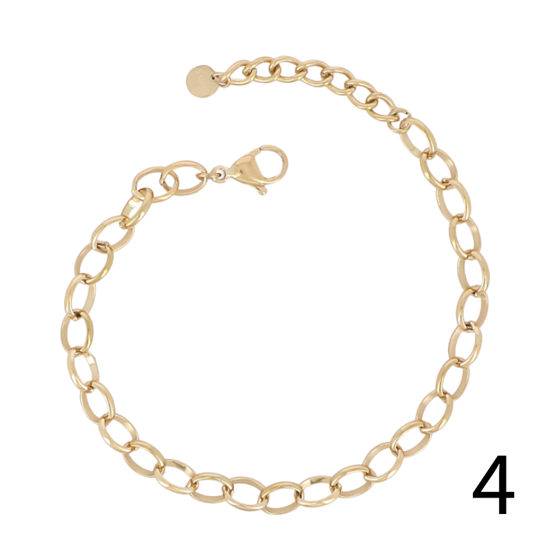 Bracelet chaine acier