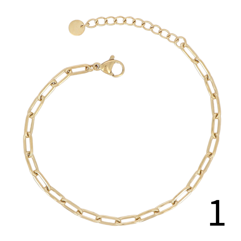 Bracelet chaine acier