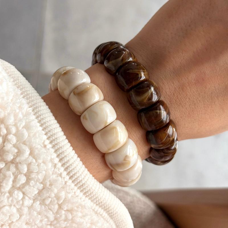 "Alia" Brown Bracelet - Bracelet -Instants Plaisirs • Jewelry -Instants Plaisirs | Jewelry