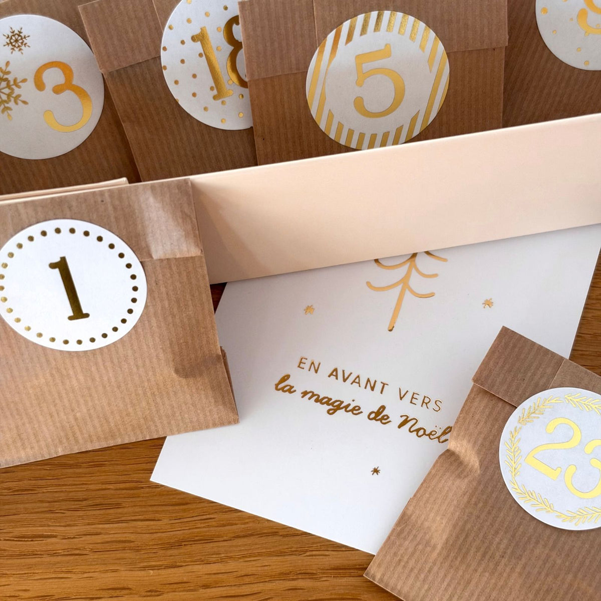 Calendrier de l'Avent bijoux instants Plaisirs 2026