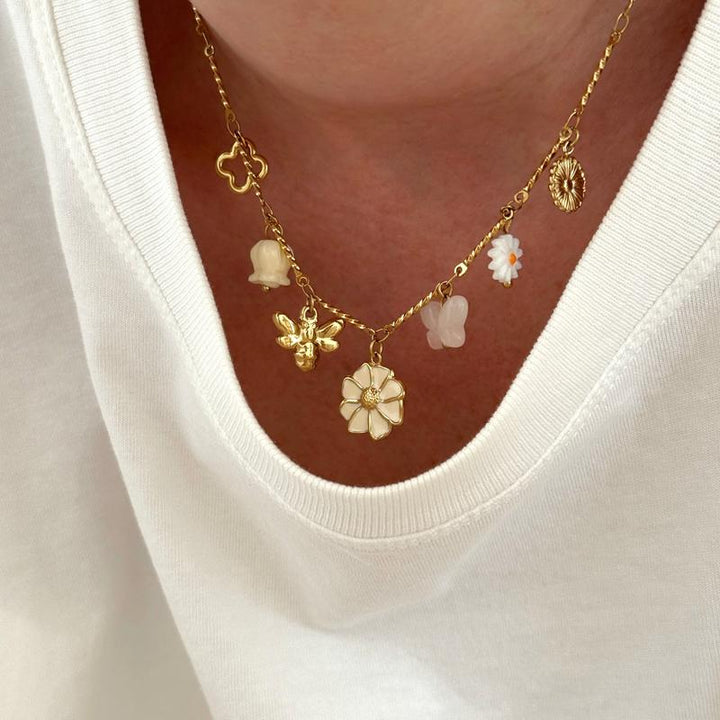 Collar «Eloria» de acero - Collares -Instants Plaisirs • Joyas -Instants Plaisirs | Joyas