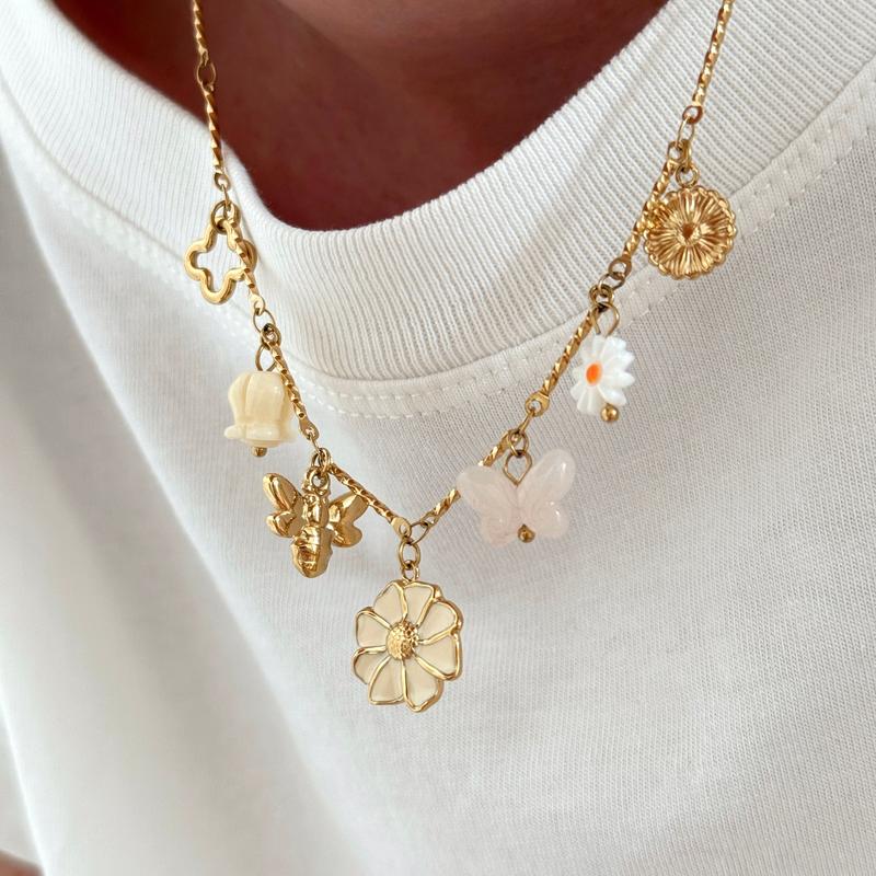 Collar «Eloria» de acero - Collares -Instants Plaisirs • Joyas -Instants Plaisirs | Joyas