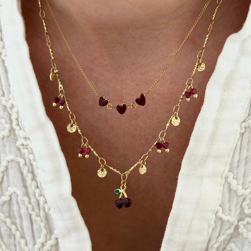 "Melina" Steel Necklace - Necklaces -Instants Plaisirs • Jewelry -Instants Plaisirs | Jewelry