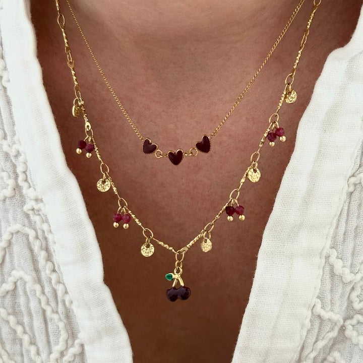 Collier "Melina" acier-Colliers-Instants Plaisirs • Bijoux-Instants Plaisirs | Bijoux