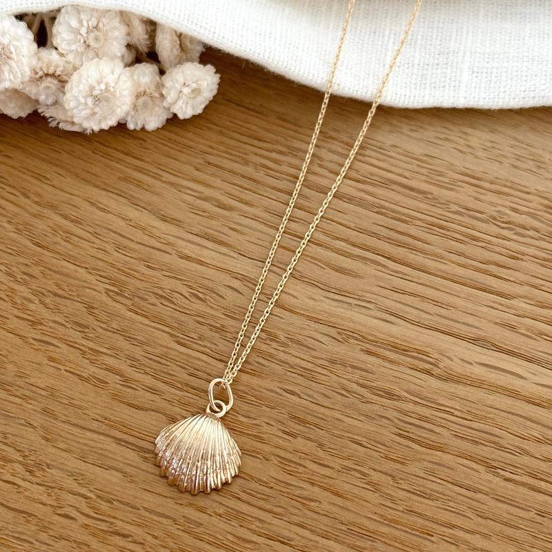 Vergoldete Halskette „Shell“ – Halsketten – Momente der Freude – Klassische Kette, 40 cm –Instants Plaisirs | Schmuck