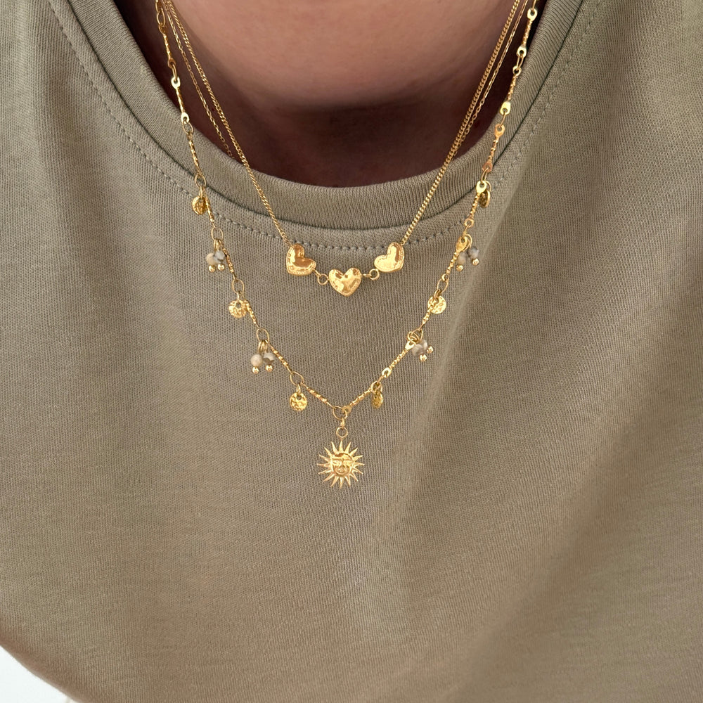 "Soleil" and "Judie" Stainless Steel Necklaces