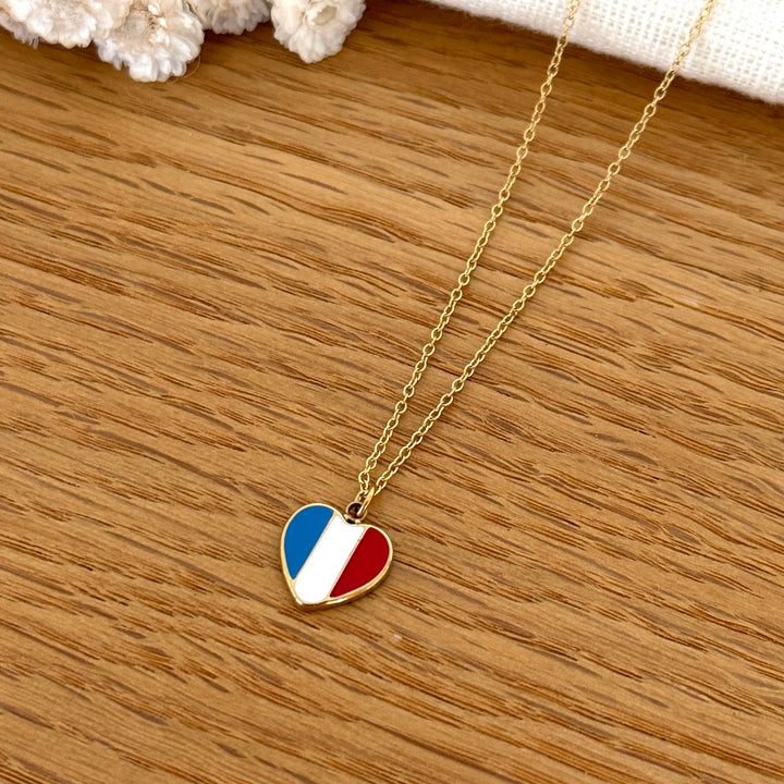 Collier "France" acier