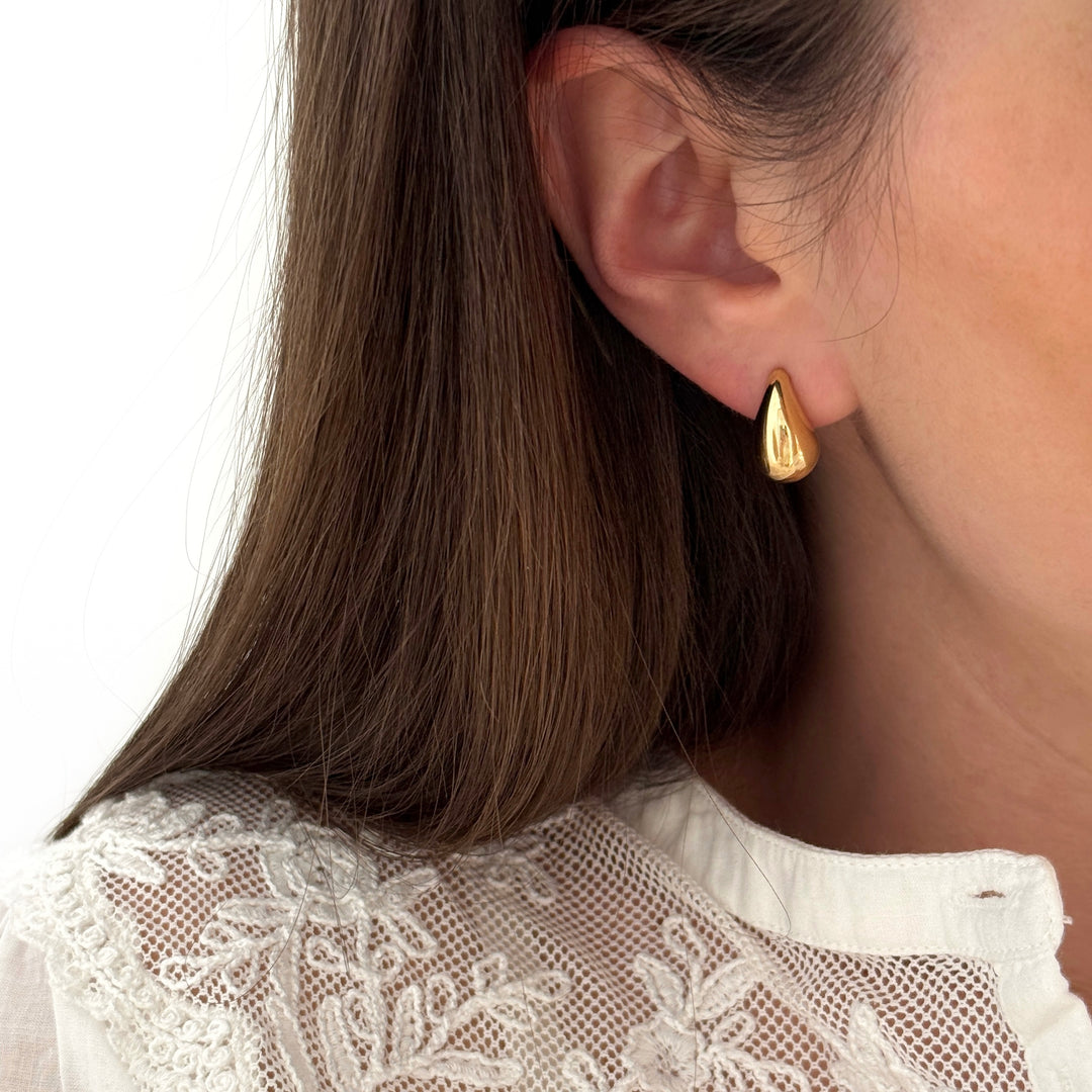 Boucles d'oreilles "Micro Gaia" acier