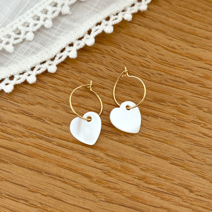 Créoles "Sidonie" plaqué or