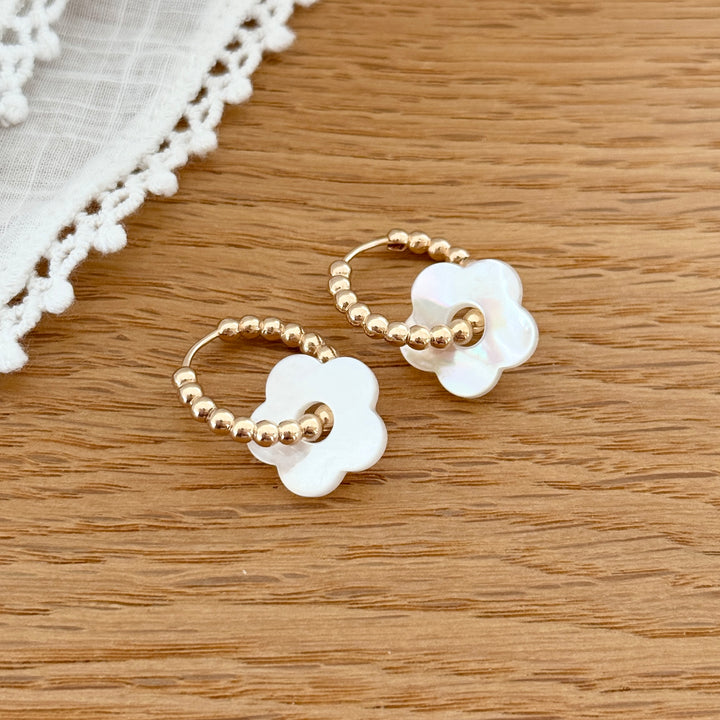 Créoles "Paula" plaqué or