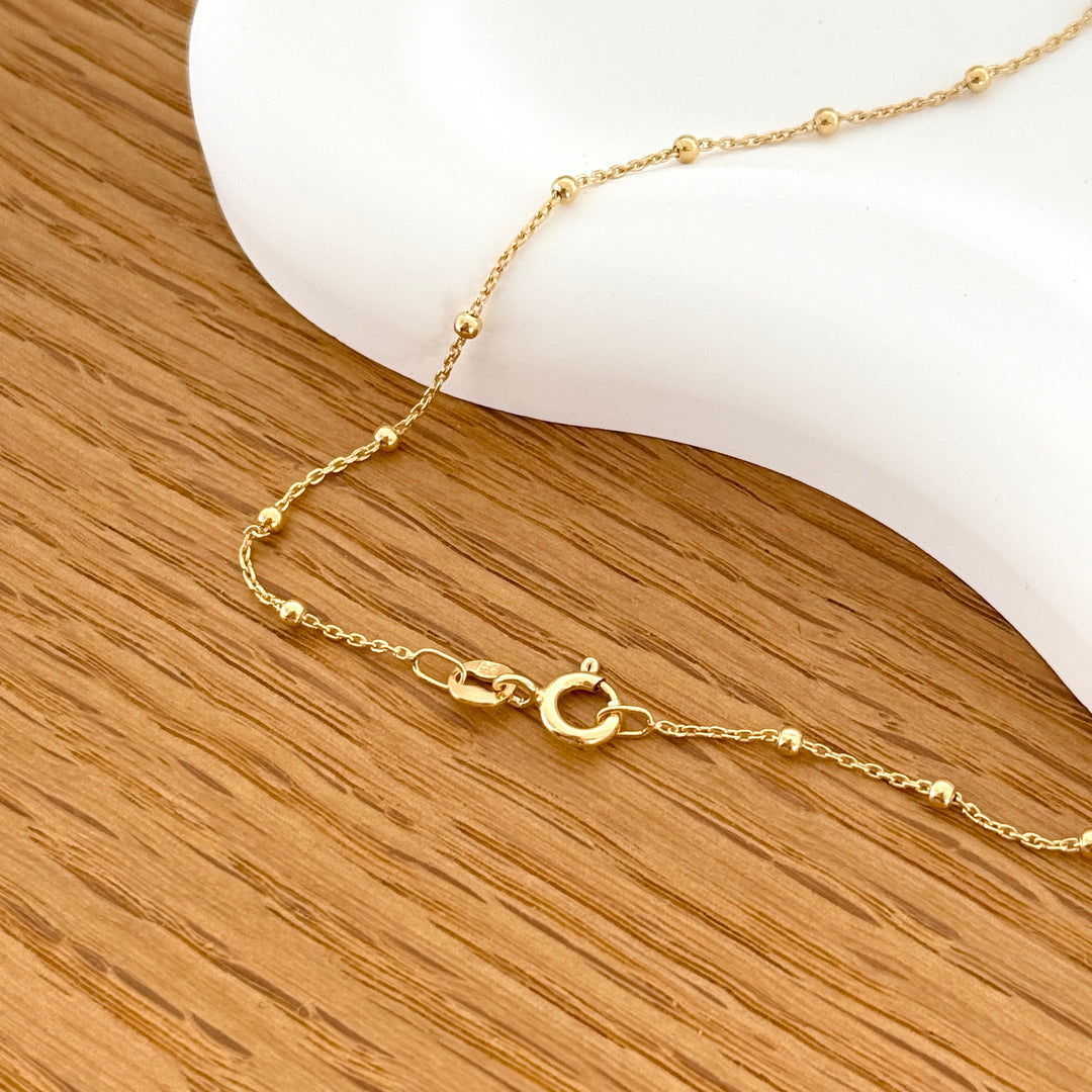 Collier "Maina" plaqué or