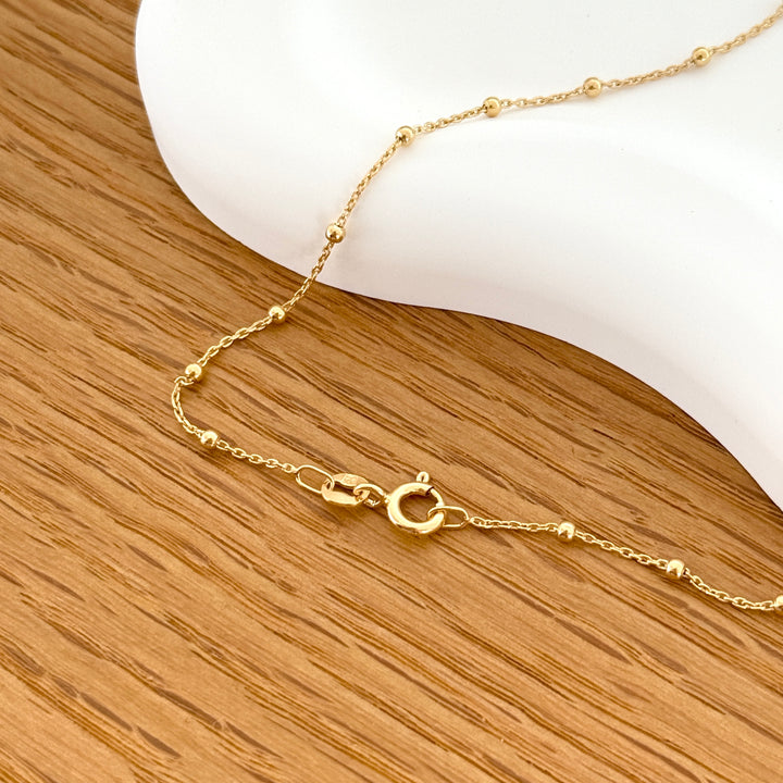 Collier "Maina" plaqué or