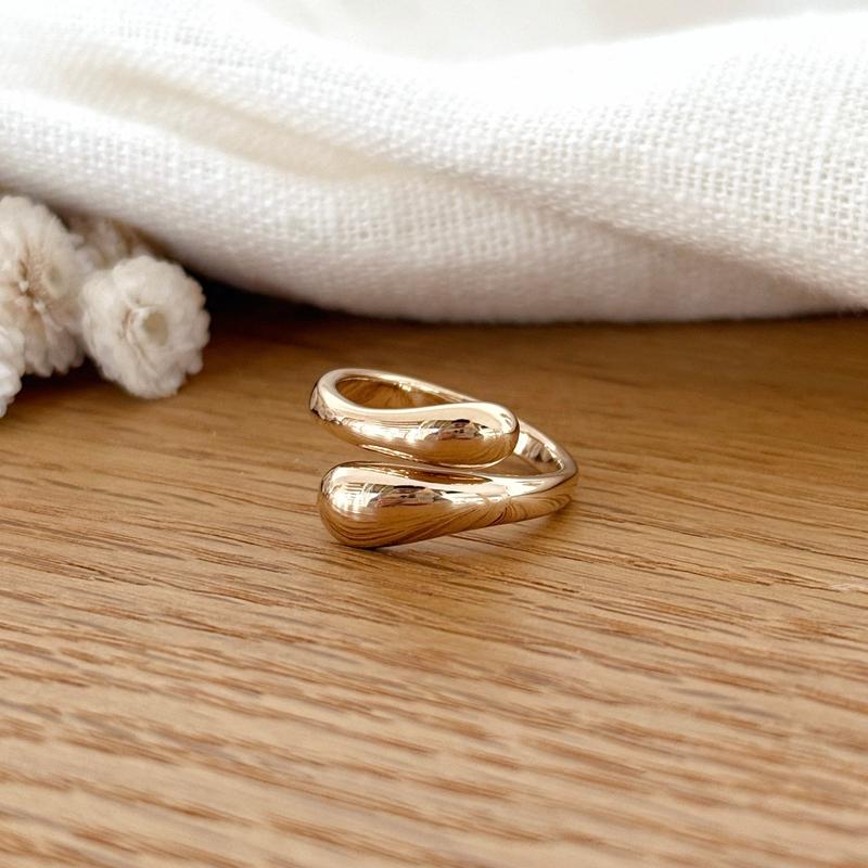 Bague "Gas" plaqué or