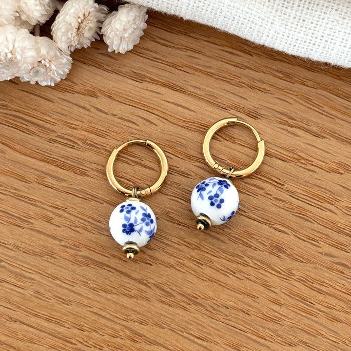 Créoles "Lucia" acier