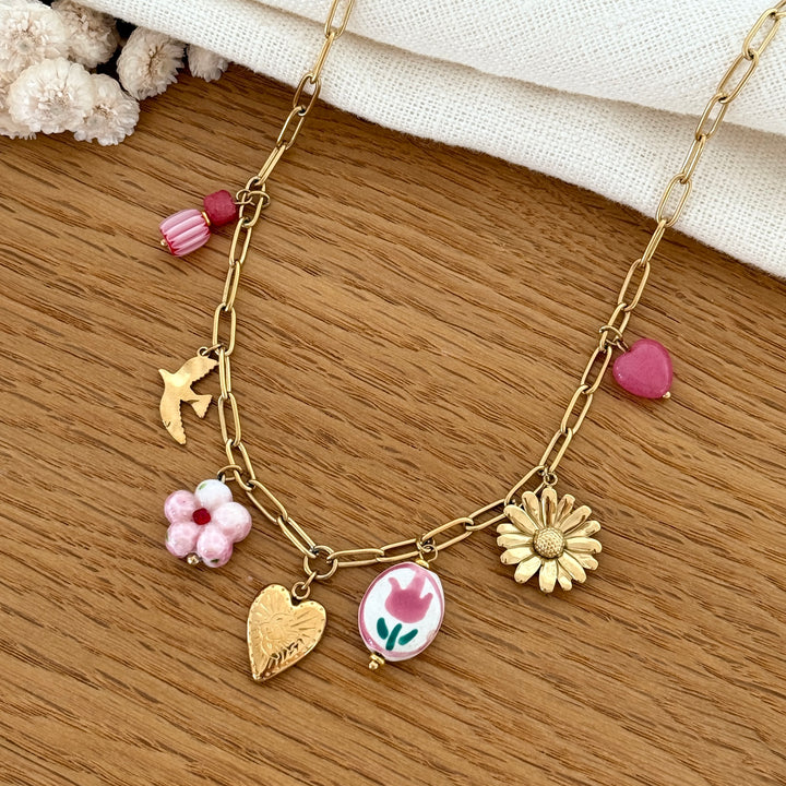Collier "Valentina" acier