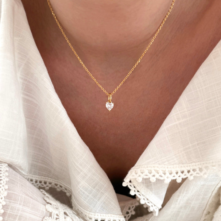 Collier "Romance" plaqué or