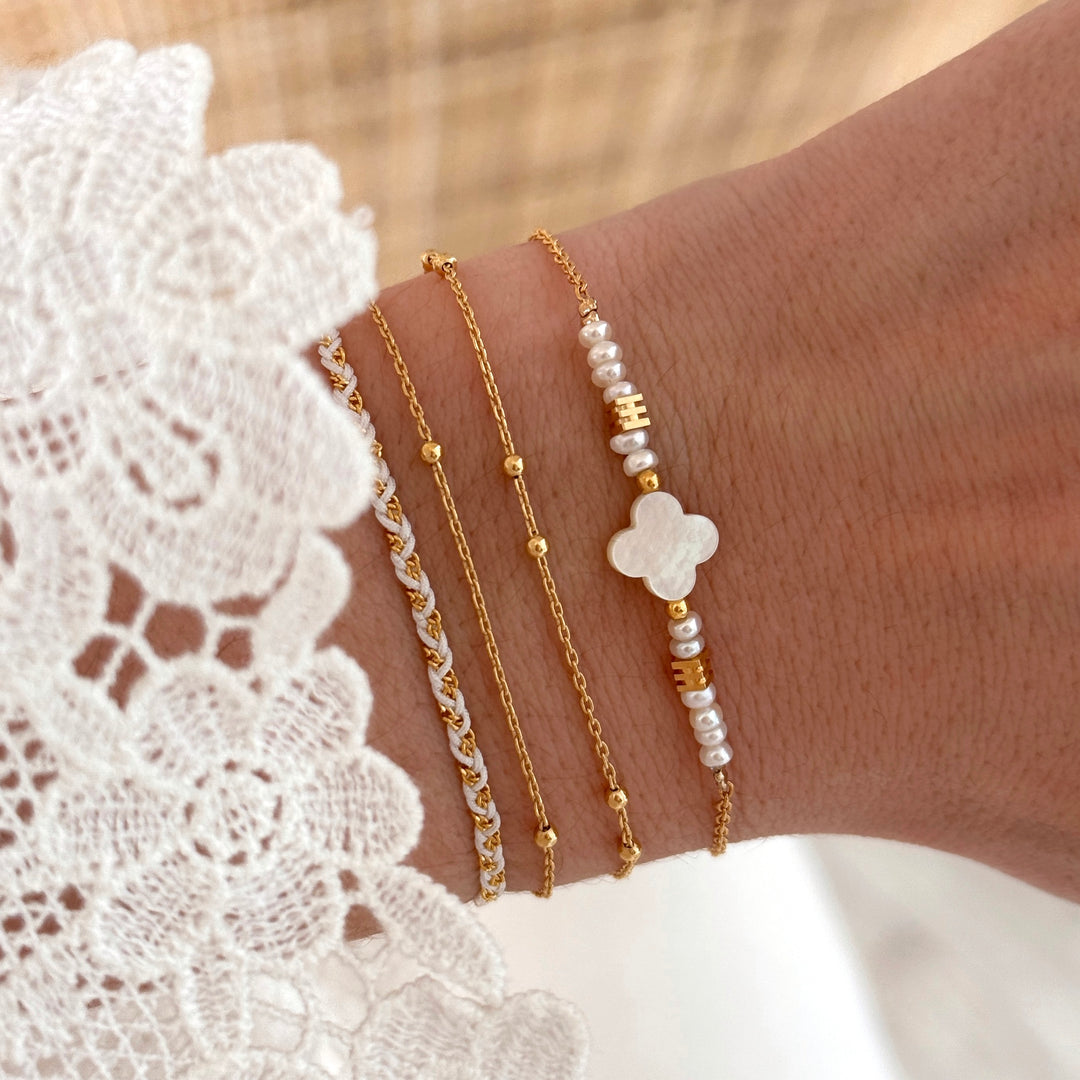 Bracelet "Idris" plaqué or