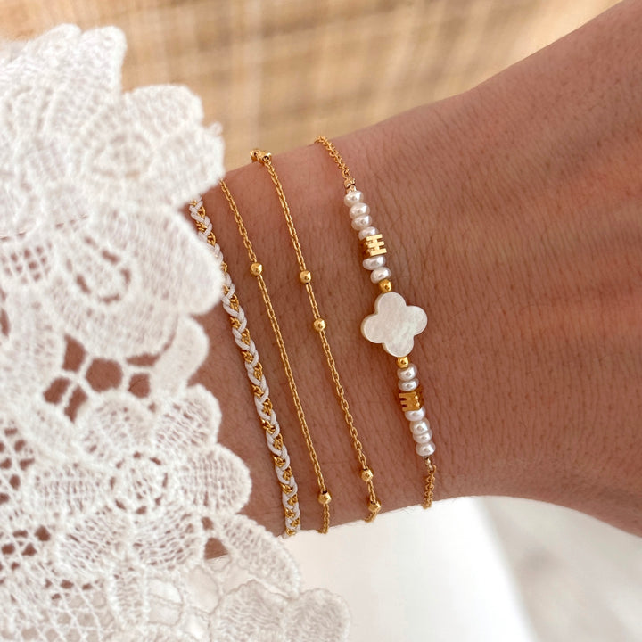 Bracelet "Idris" plaqué or