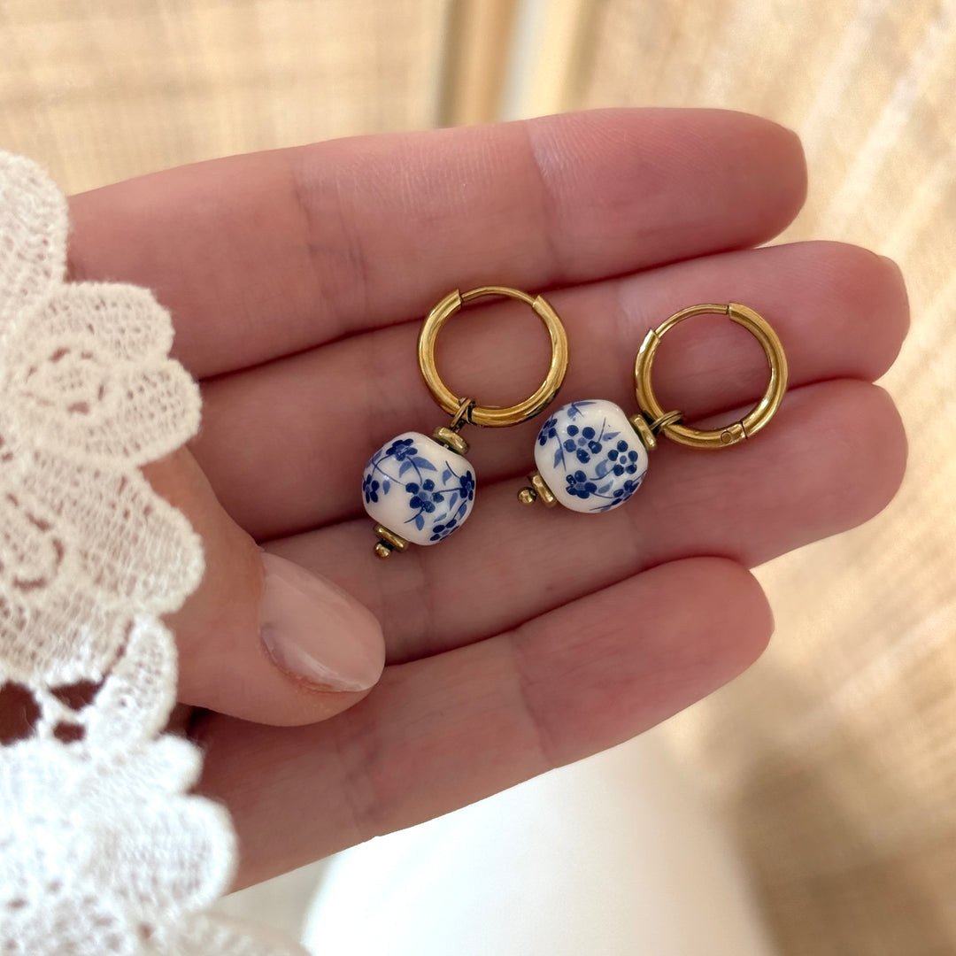 Créoles "Lucia" acier