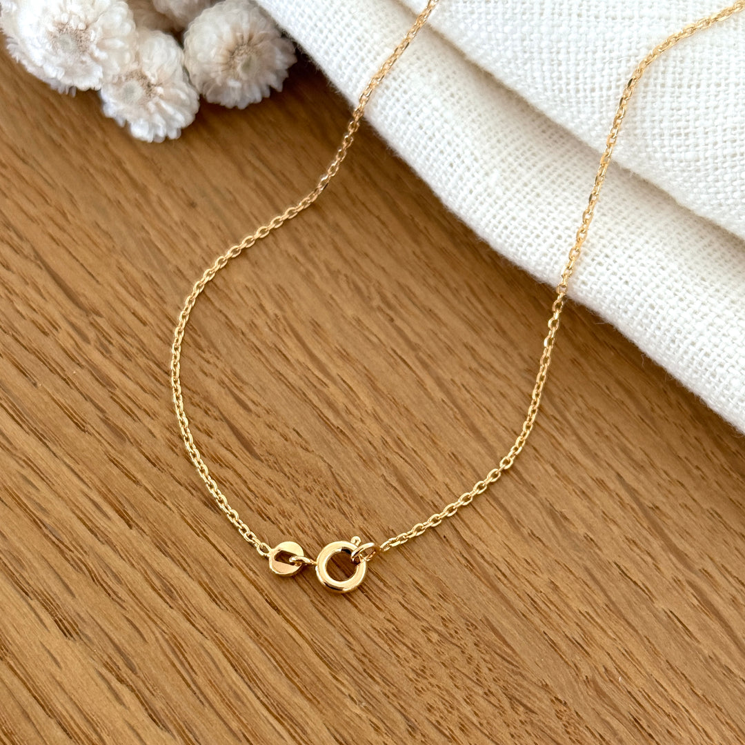 Collier "Médaille" 1,5cm plaqué or