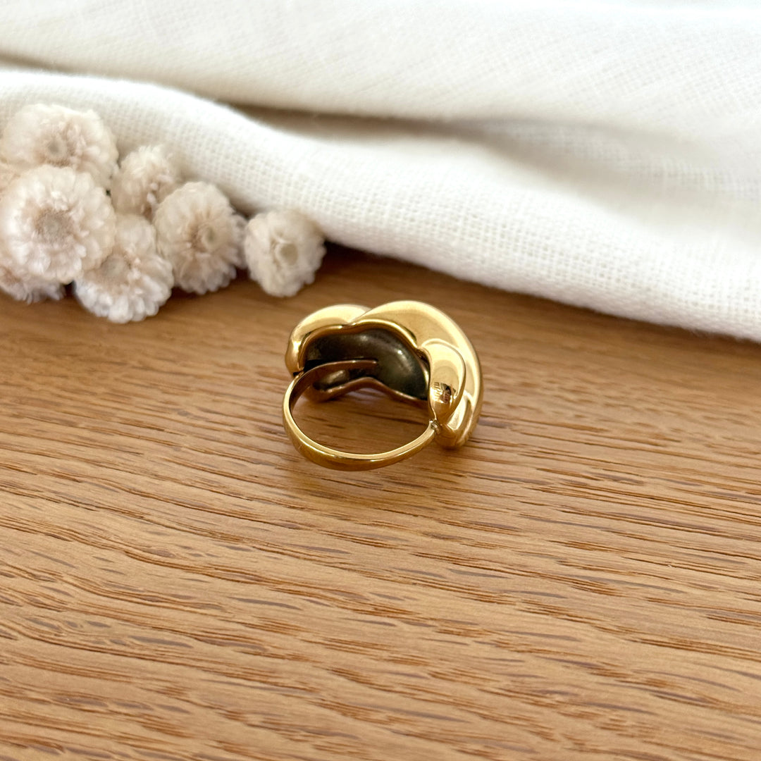 Bague "Abbie" acier
