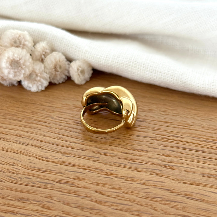 Bague "Abbie" acier