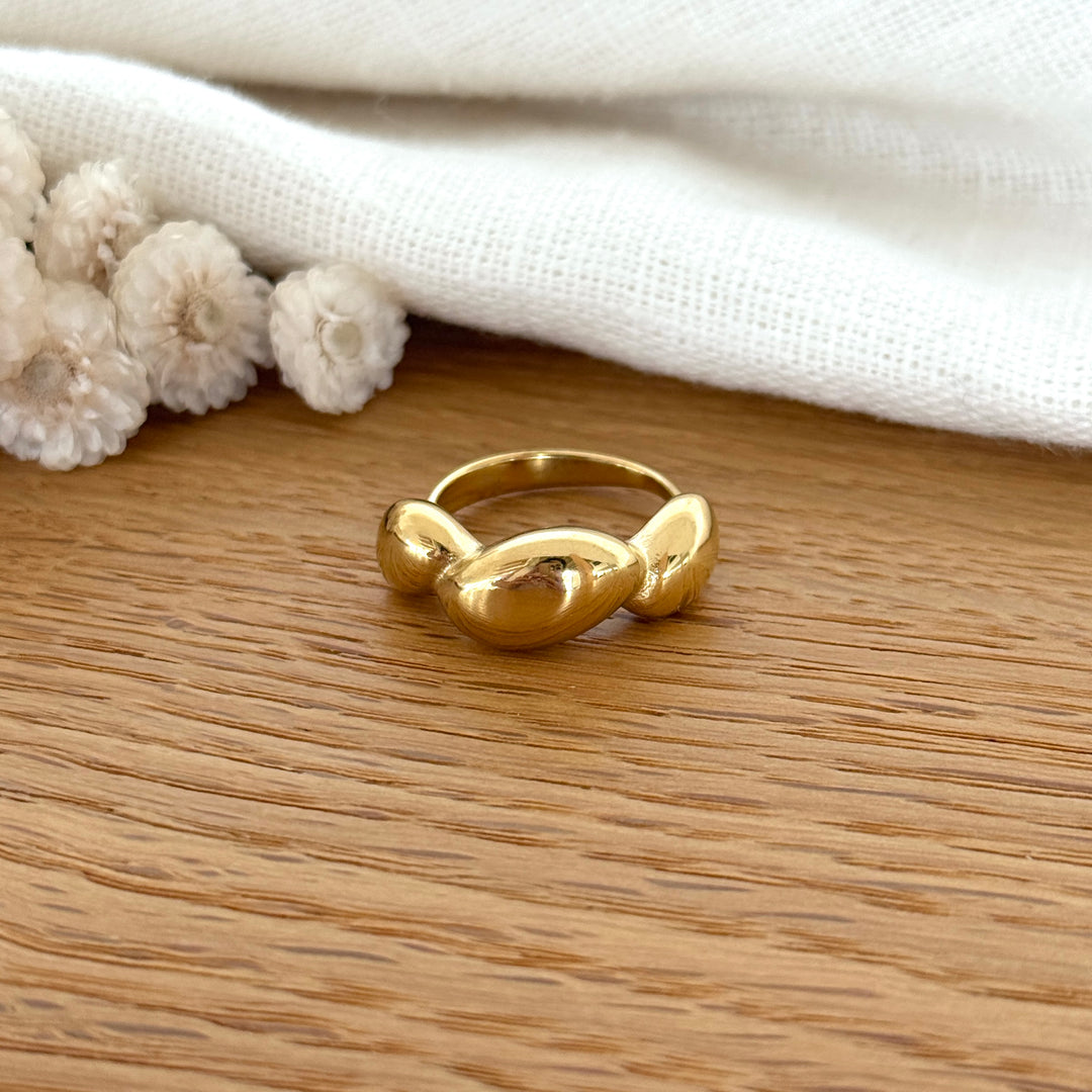 Bague "Malia" acier