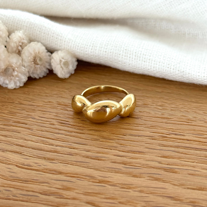 Bague "Malia" acier