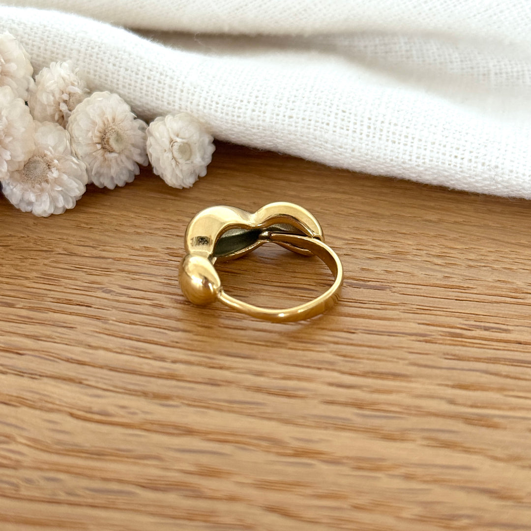 Bague "Malia" acier