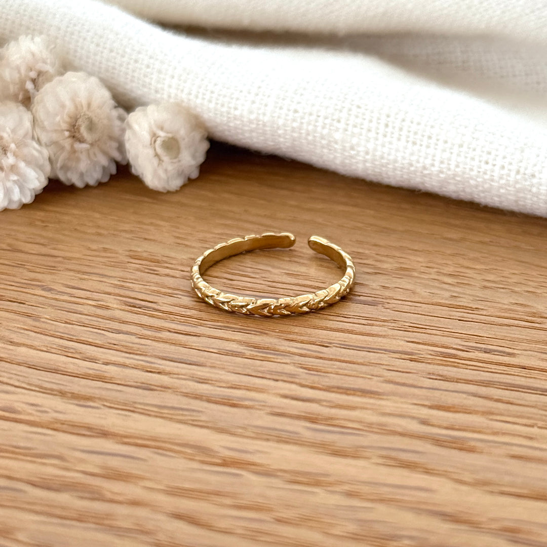 Bague "Cassandre" acier