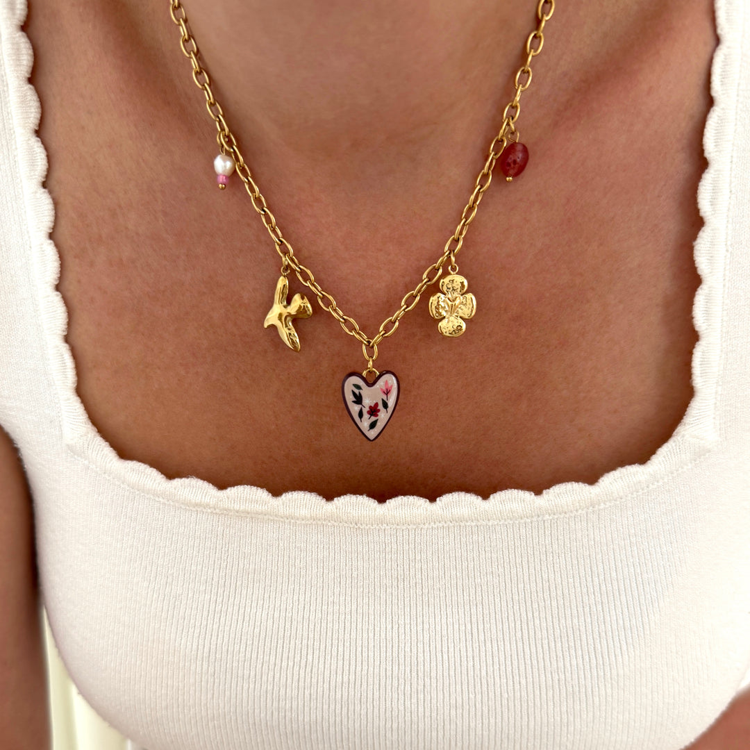 Collier "Lison" acier