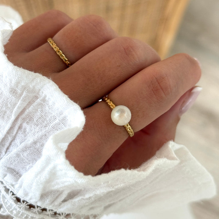 Bague "Cassandre" acier