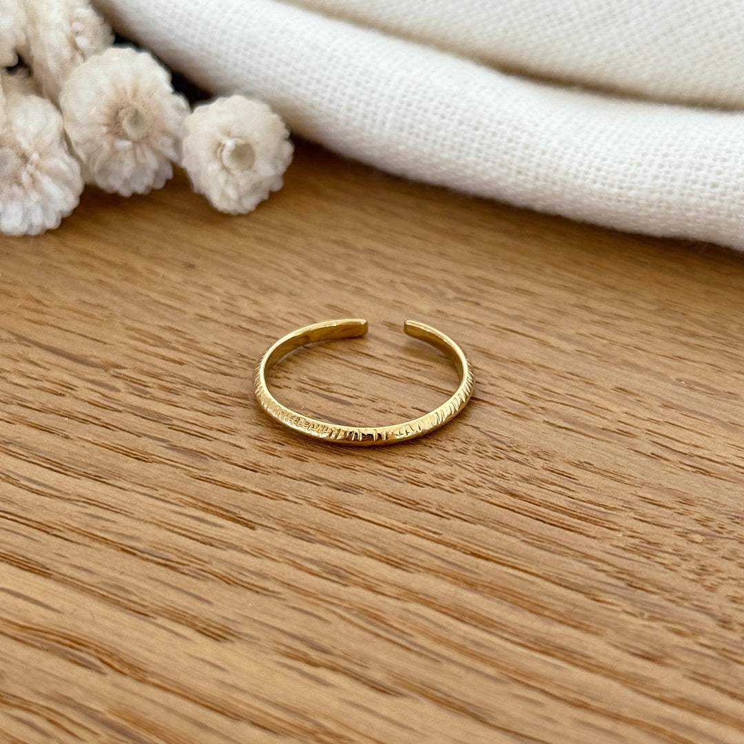 Bague "Ysa" acier