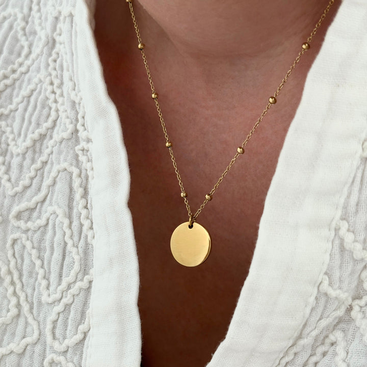 Collier "Médaillon" acier