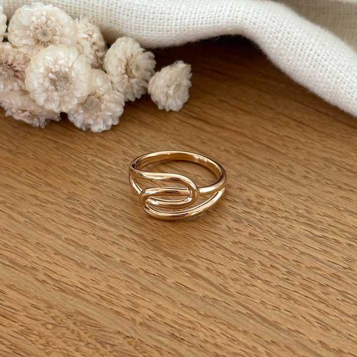 Bague "Romy" plaqué or