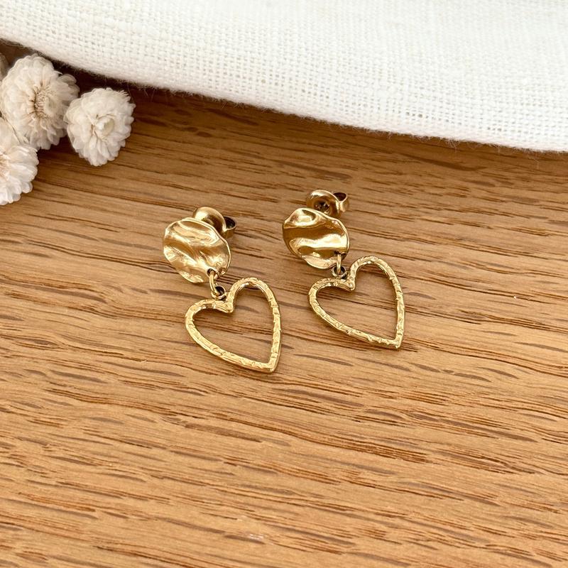 Boucles d'oreilles "Youna" acier-Boucles d'oreilles-instants-plaisirs-Instants Plaisirs | Bijoux