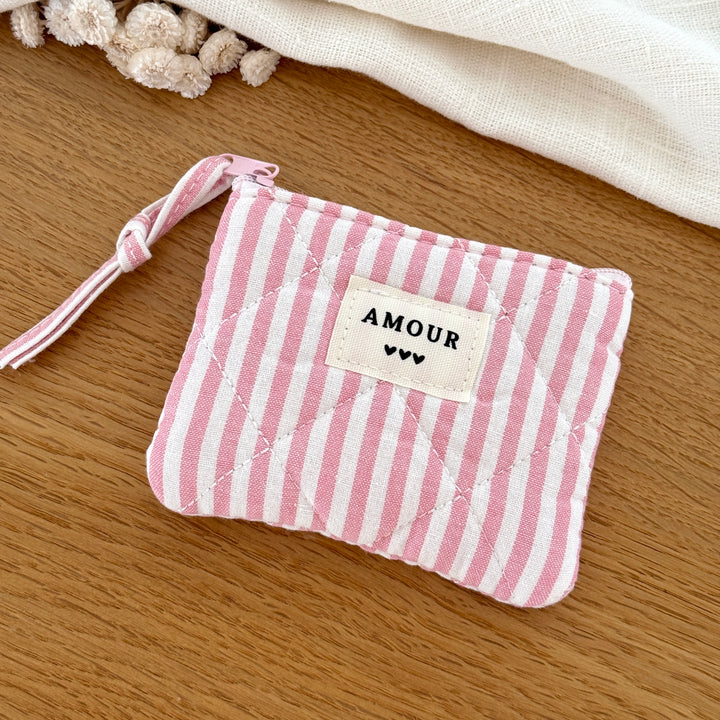 Petite Pochette Amour - rose