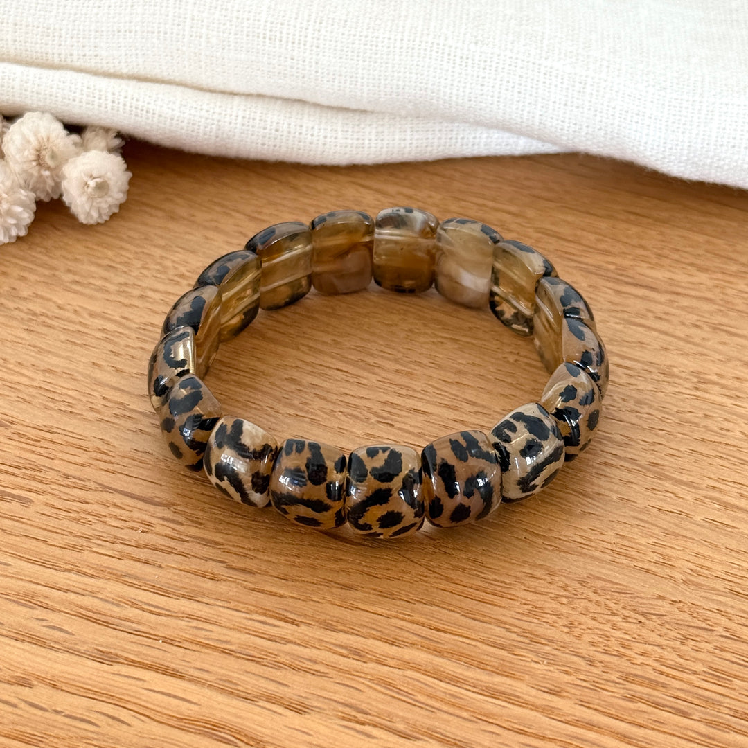 "Alia" leopard bracelet