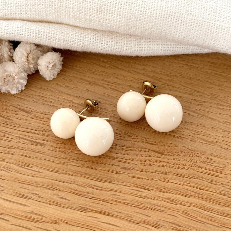 Boucles d'oreilles "Nora" acier-Boucles d'oreilles-instants-plaisirs-Instants Plaisirs | Bijoux