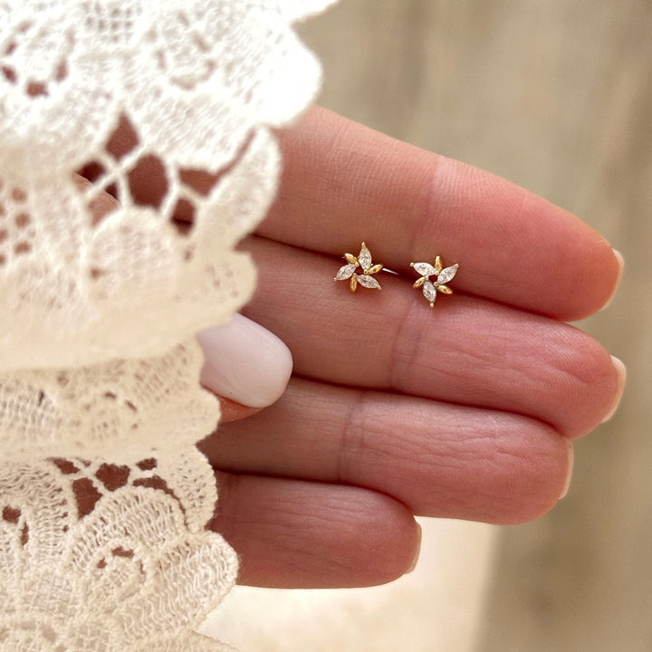 Orecchini "Berenice" placcati oro